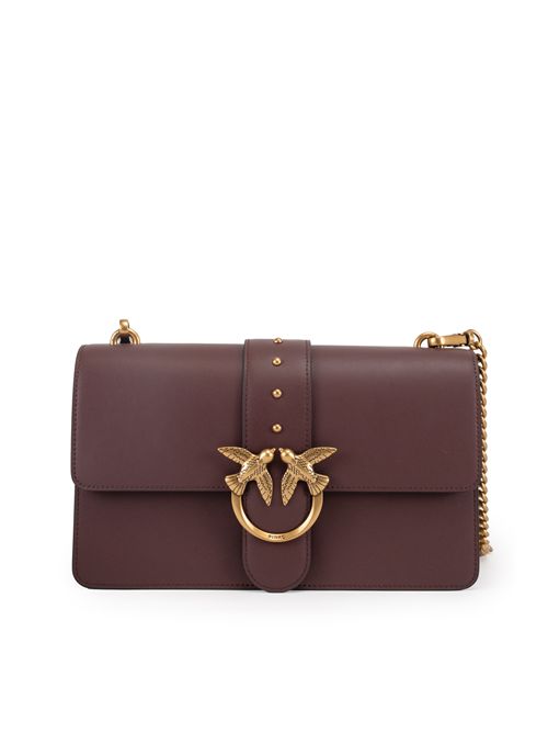 Borsa Classic Love One Simply Cioccolato amaro Gold PINKO | 105857 A0F1L86Q
